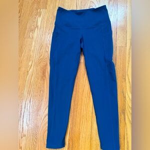 Z by Zella Perform High Waist Pocket 7/8 Leggings. Teal. Size S.